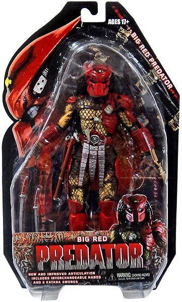 50cm プレデタ　Big Red Predator NECA Amazon.com: Predators Series 3 Big Red Action Figure 1/4
